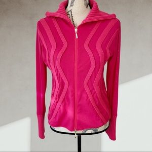 Hot pink cardigan SMALL-MED